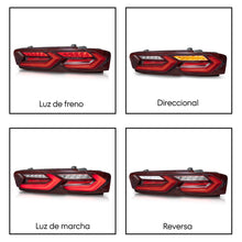 Cargar imagen en el visor de la galería, Calaveras compatibles con Camaro 16-18 full led