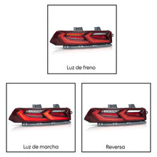 Cargar imagen en el visor de la galería, Calaveras compatibles con Camaro 14-15 full led
