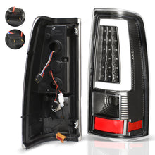 Cargar imagen en el visor de la galería, Calaveras Silverado Cheyenne 99-02 negras LED
