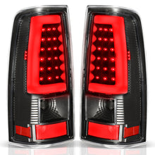 Cargar imagen en el visor de la galería, Calaveras Silverado Cheyenne 99-02 negras LED