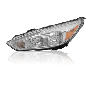 Faro Focus 15-17 c/luz de dia Led cromo izq.