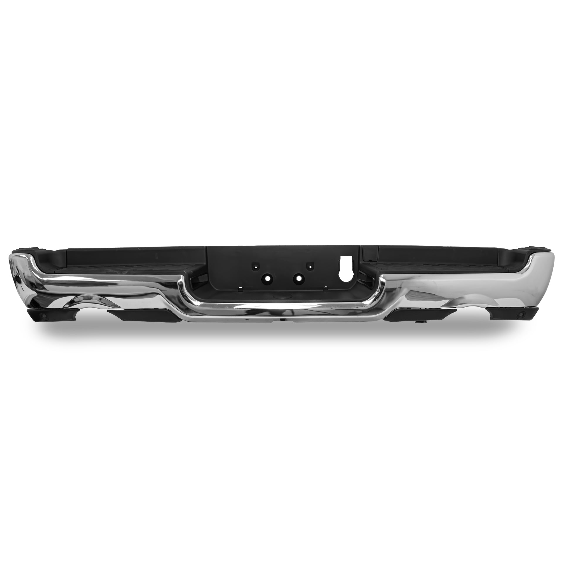 Defensa trasera Ram 19-24 cromo c/sensor para 2/escapes