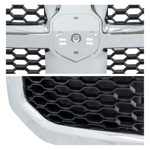 Parrilla Ram 13-18 cromo con panal negro
