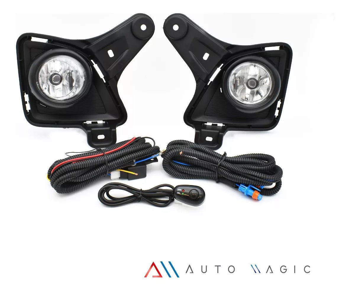 Faros de niebla HIACE 11-13 KIT c/arnes y switch univ.