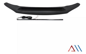 Rompe viento cofre Hilux 16-23 con leds