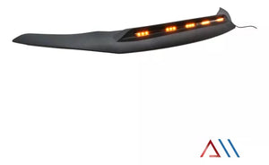 Rompe viento cofre Hilux 16-23 con leds