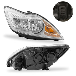 Faro Focus 09-11 cromo c/foco der.
