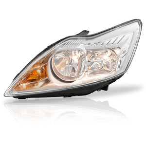 Faro Focus 09-11 cromo c/foco izq.