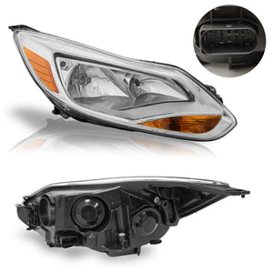 Faro Focus 12-14 cromo derecho