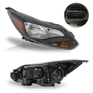 Faro Focus 12-14 negro derecho