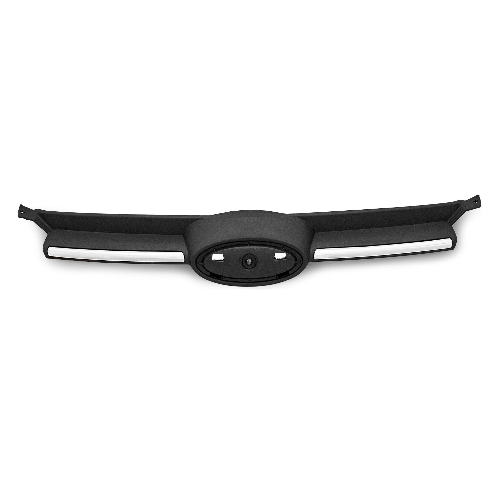 Parrilla focus 12-14  ngo. matte c/mold. cromo