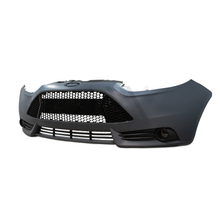 Load image into Gallery viewer, Defensa del. Focus ST 12-14 con faros, con rejillas