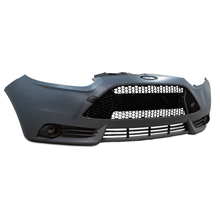 Load image into Gallery viewer, Defensa del. Focus ST 12-14 con faros, con rejillas
