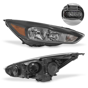 Faro Focus 15-16 negro derecho