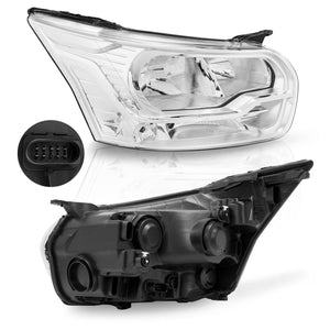 Faro transit van 14-17 cromo der.