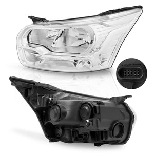 Faro transit van 14-17 cromo izq.