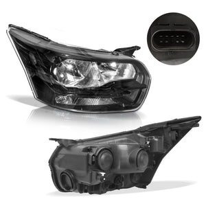 Faro transit van 14-17 Negro der.