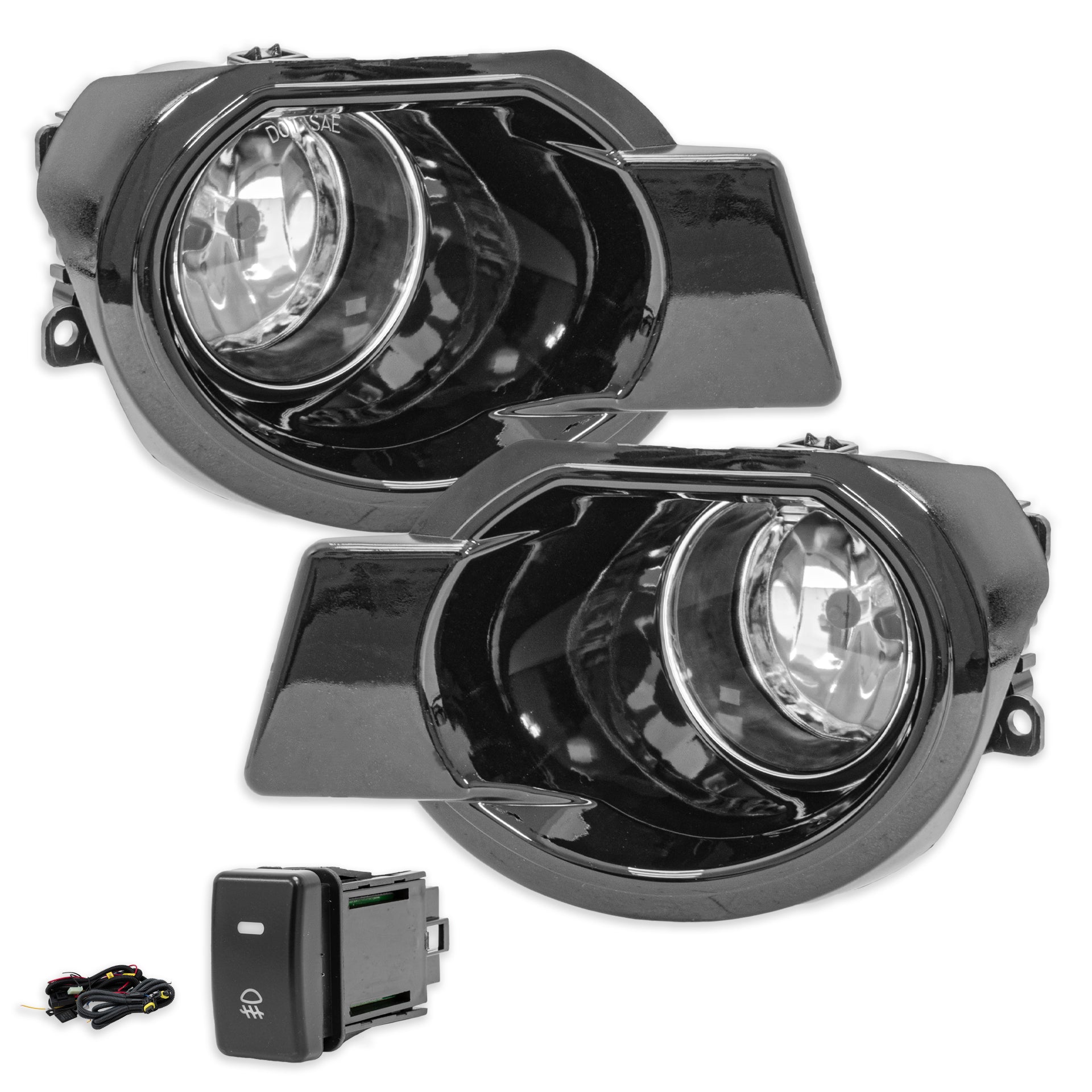 Faros de niebla Ranger 13-15 c/arnes switch univ. y focos