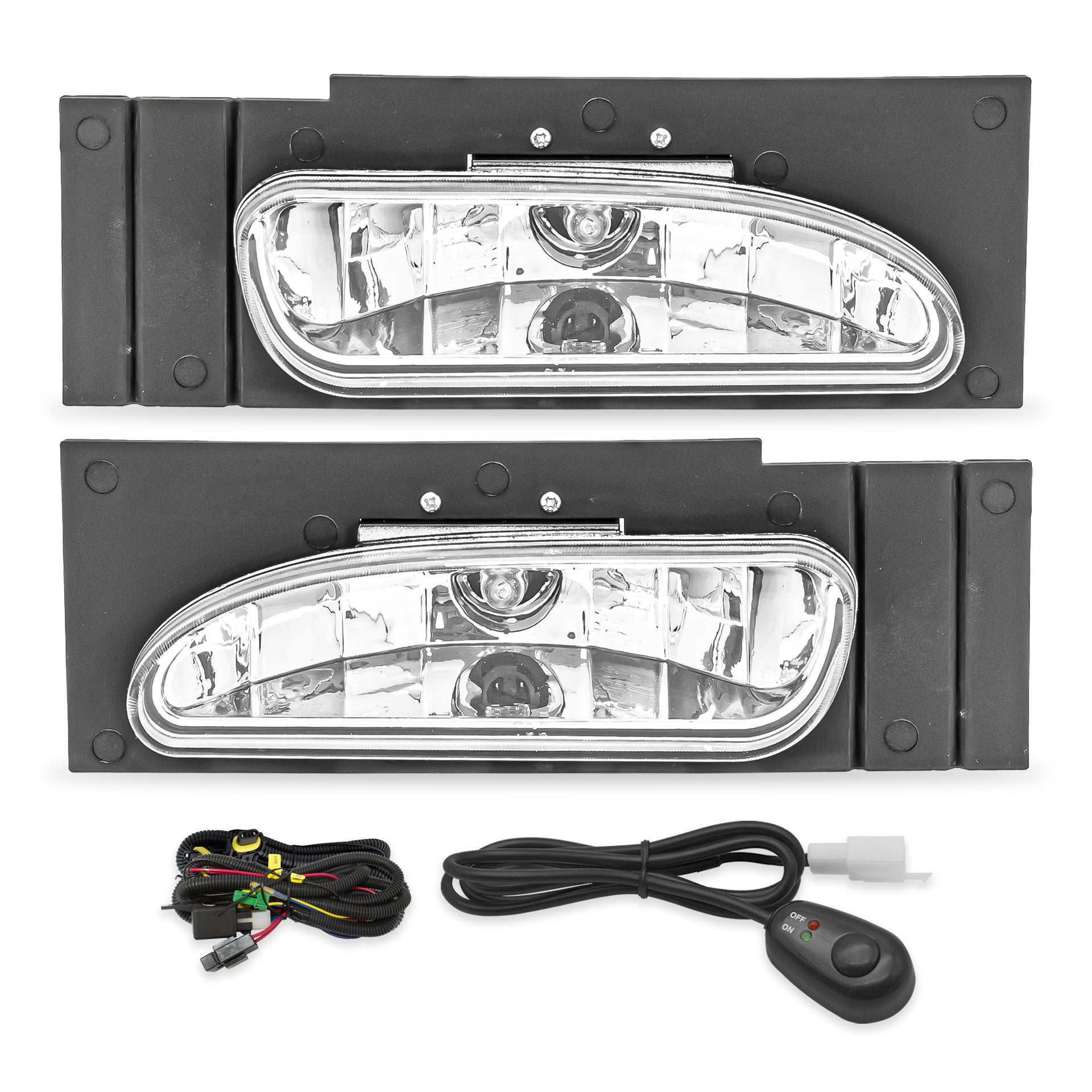 Faros de niebla MUSTANG 94-98 KIT c/arnes y switch univ.