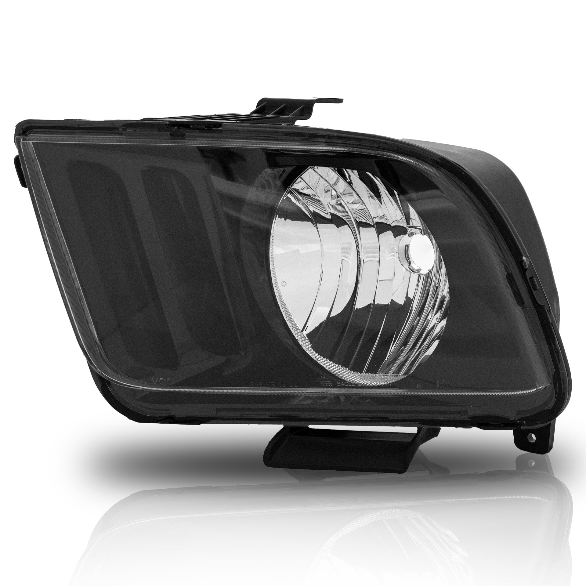 Faro Mustang 05-09  Negro izq.