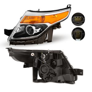 Faro Explorer 11-15 c/foco filo cromo izq.
