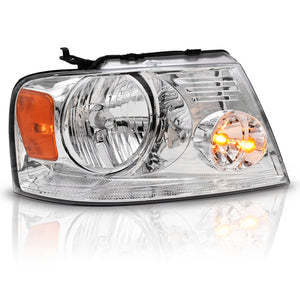 Faro Lobo F150 04-08 cromo der.