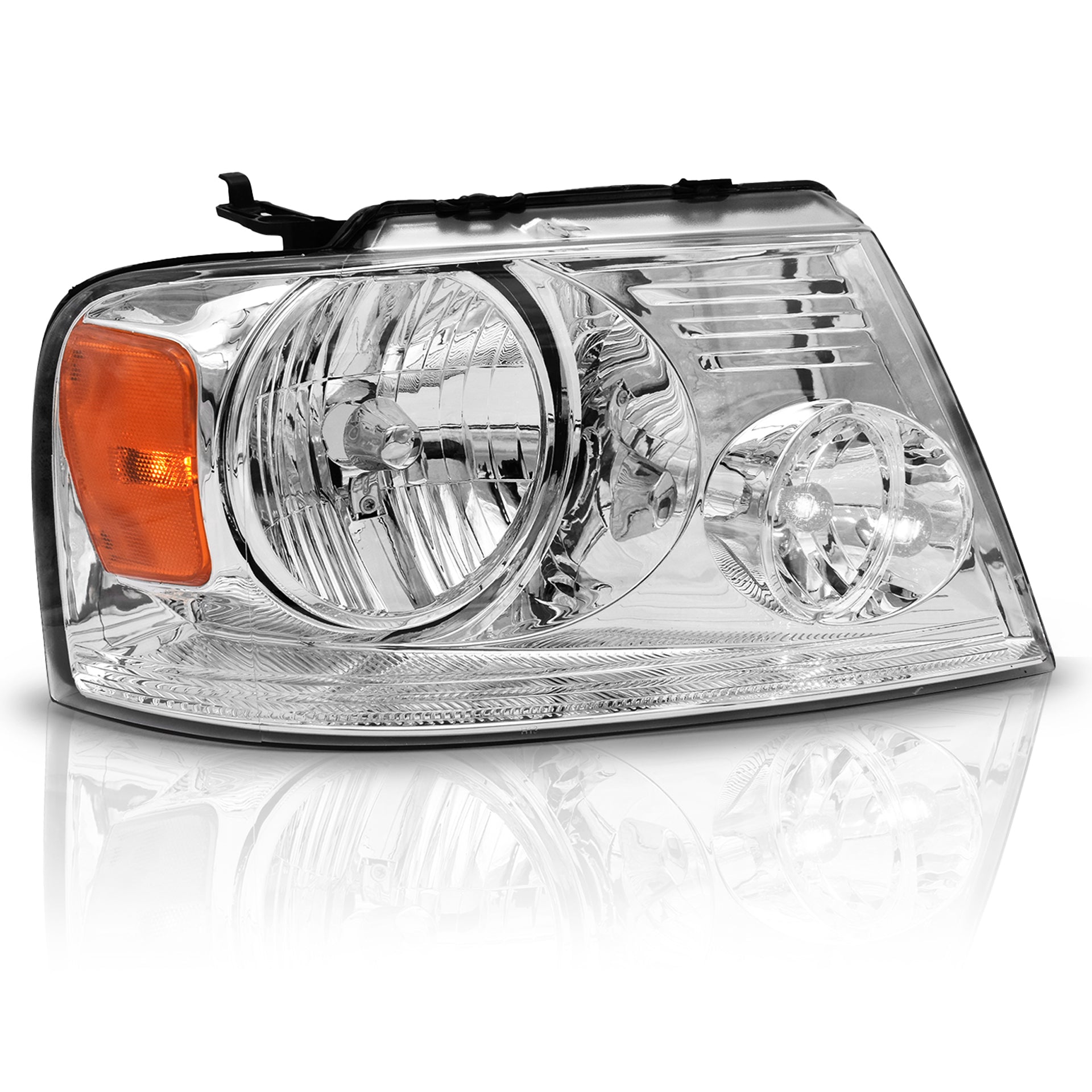 Faro Lobo F150 04-08 cromo der.