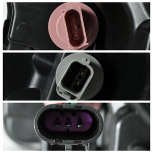 Faros Escape 08-12 c/lupa Led y luz de dia