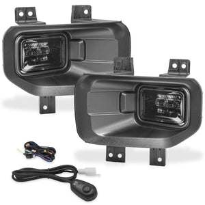 Faros de niebla F150 y F250 15-17 c/arnes switch univ. y focos Led