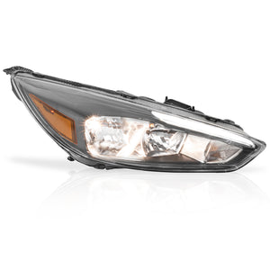 Faro Focus 15-17 c/luz de dia Led Negro der.