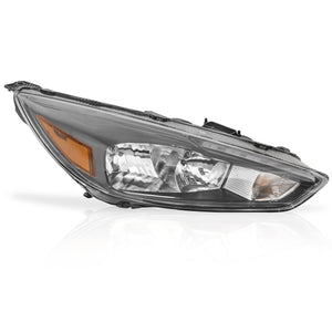 Faro Focus 15-17 c/luz de dia Led Negro der.