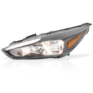 Faro Focus 15-17 c/luz de dia Led Negro izq.