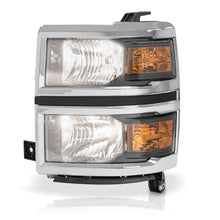 Load image into Gallery viewer, Faro Silverado cheyenne 14-15 bisel cromo c/foco izq.