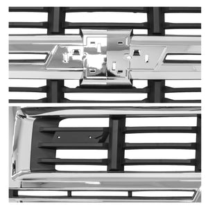 Parrilla Silverado cheyenne 14-15 c/mold. cromo