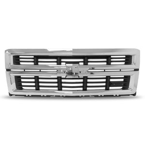 Parrilla Silverado cheyenne 14-15 c/mold. cromo