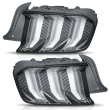 Load image into Gallery viewer, Calaveras Mustang mica humo Led secuencial 15-23