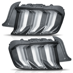 Calaveras Mustang mica humo Led secuencial 15-23