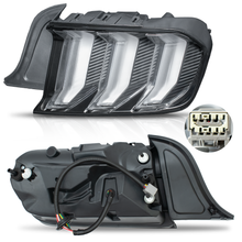 Load image into Gallery viewer, Calaveras Mustang mica humo Led secuencial 15-23