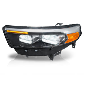 Faro Explorer 20-24 Led s/luz de dia filo cromo izq.