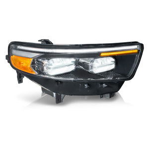 Faro Explorer 20-24 Led c/luz de dia filo cromo der.