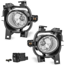 Load image into Gallery viewer, Kit Faros de niebla Np300 Frontier 17-20 con filo cromo, cables, switch oem y focos H11