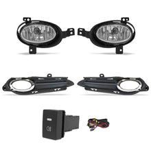 Load image into Gallery viewer, Kit faros de niebla HR-V 15-18 c/aro cromo c/arnes, switch oem y focos H8