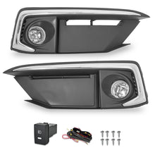Load image into Gallery viewer, Kit faros de niebla Civic sedan 19-21 4ptsc/arnes switch oem y focos H11