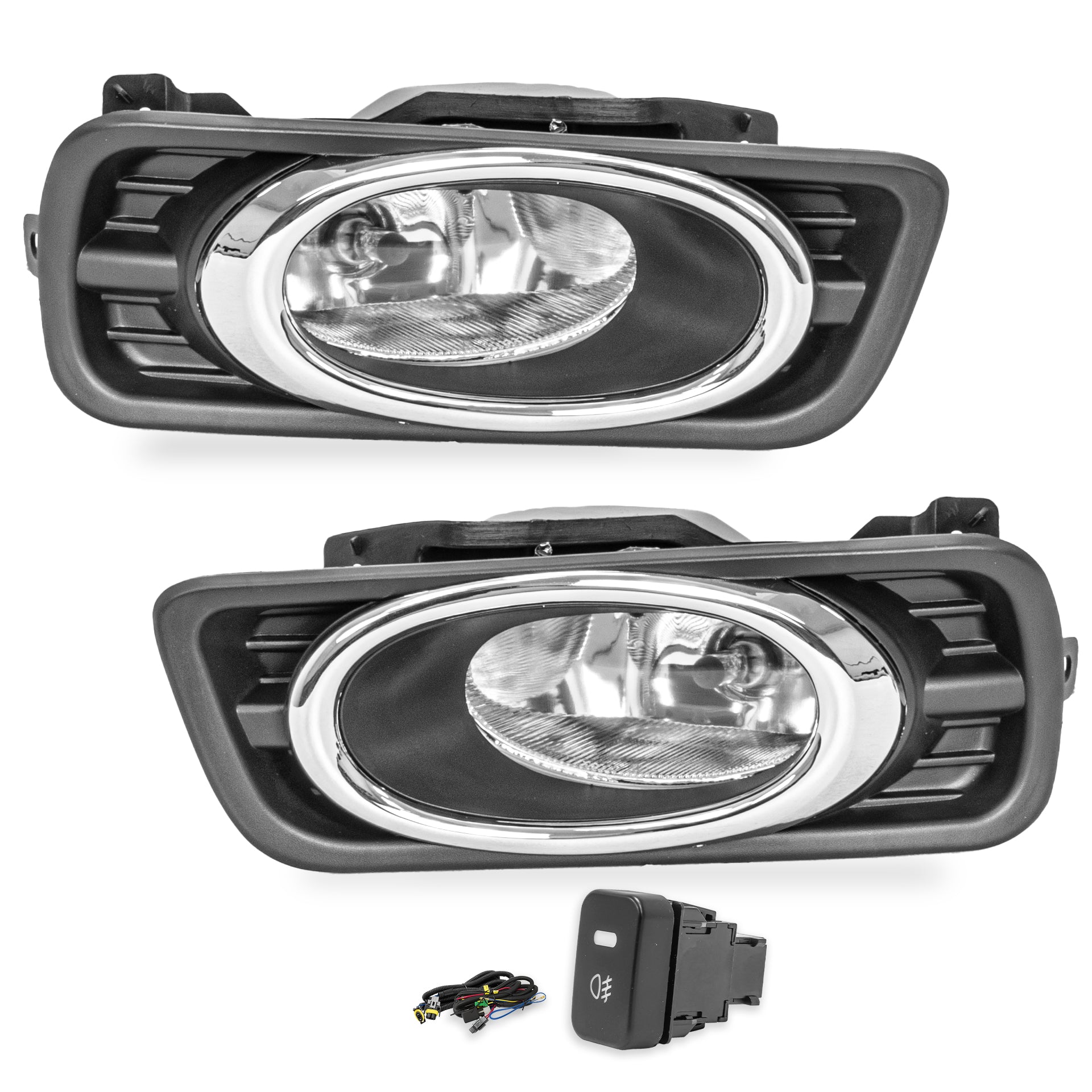 Kit faros de niebla City 10-13 KIT c/arnes y switch Tension 12 Volts Potencia 35 Watts