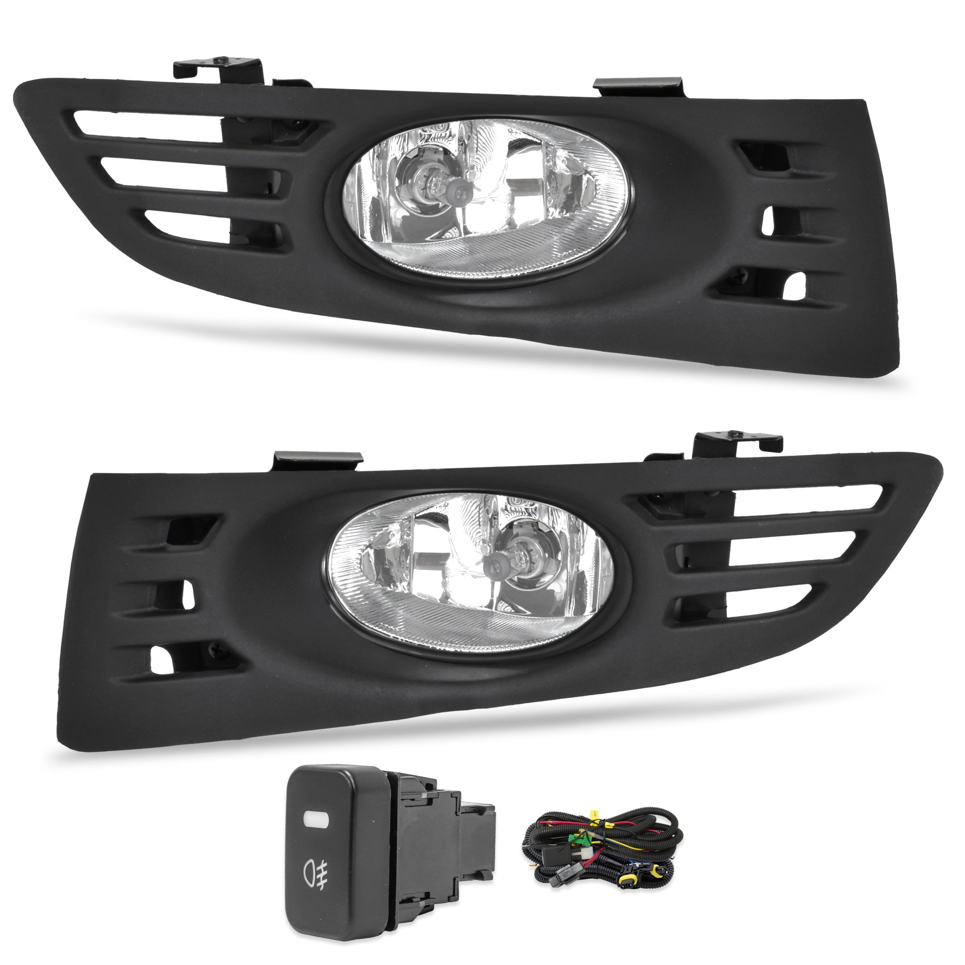 Faros de niebla Accord 2pts 03-05 KIT c/arnes y switch  c/foco