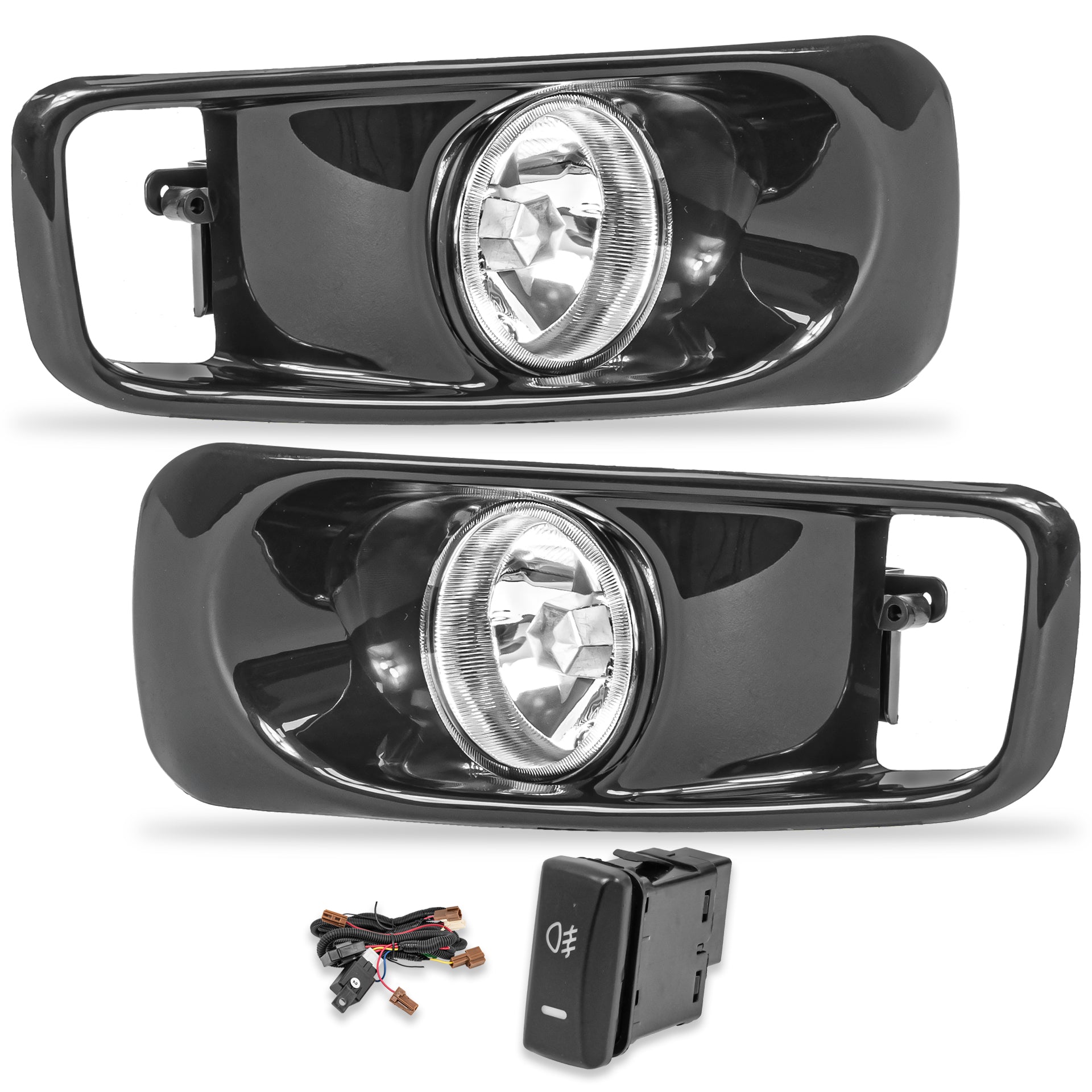 Faros de niebla Civic coupe 99-00 2pts KIT c/arnes y switch