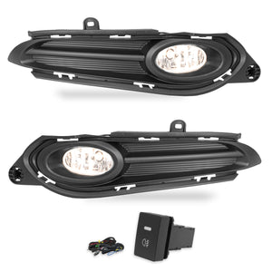 Faros de niebla HR-V 15-18 c/aro ngo. c/arnes, switch oem y focos