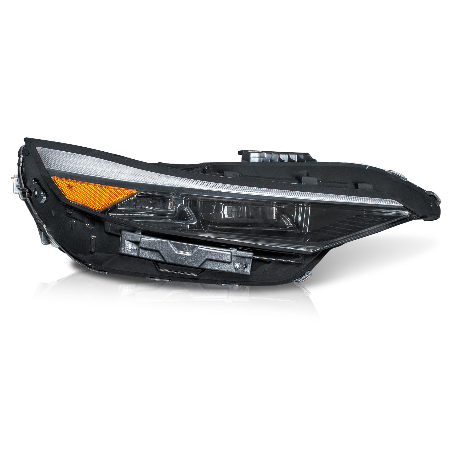 Faro Elantra 24-25 c/luz de dia full Led der.