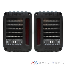 Load image into Gallery viewer, Calaveras Jeep Wrangler 07-18 LED negras performance