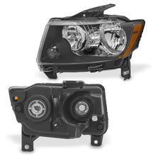 Load image into Gallery viewer, Faro Grand Cherokee 11-13 , Jeep compass 11-17 negro izq.
